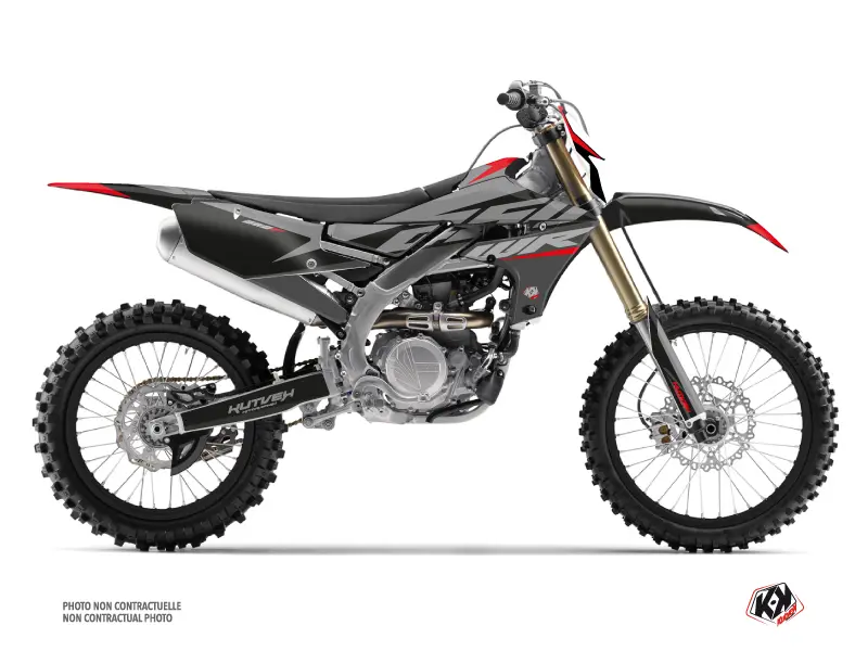 Комплект пластики Yamaha 250 WRF Skew червени