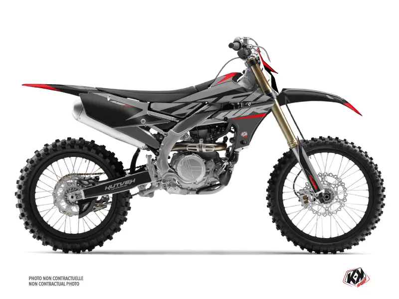 Kit decoração moto cross Skew Yamaha 450 WRF vermelho KUTVEK