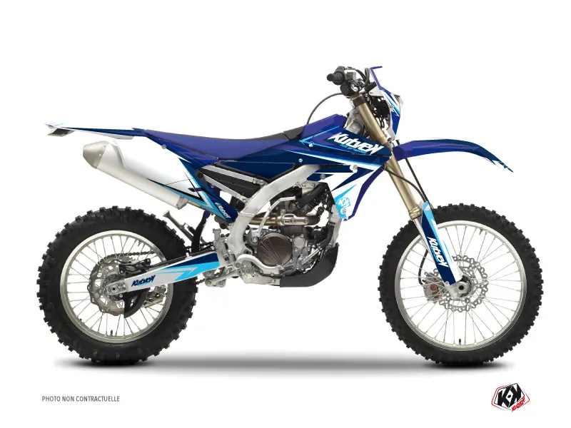 Kit Decoração Moto Cross Yamaha WRF 450 Azul KUTVEK