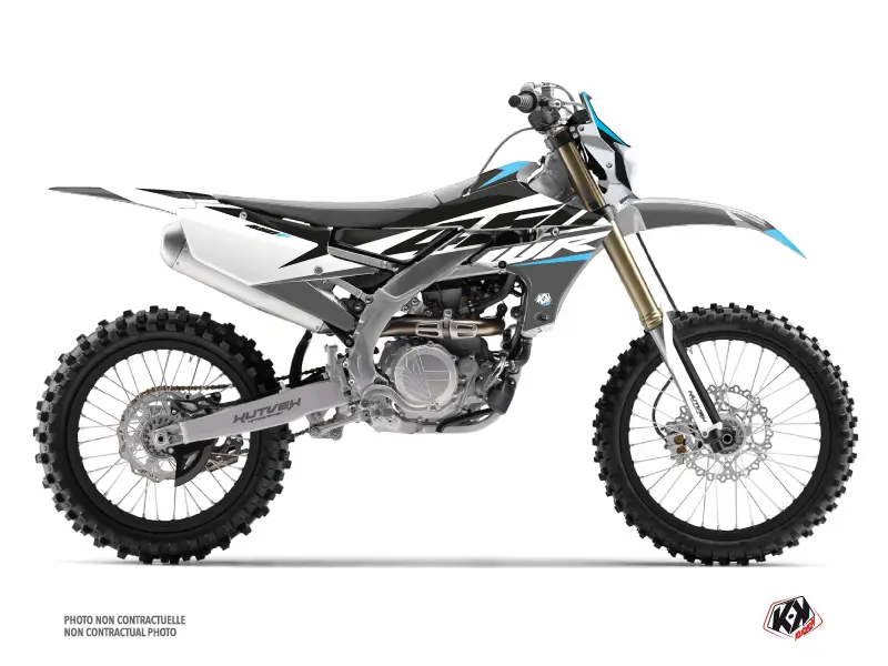 モトクロス デカールキット Skew Yamaha 450 WRF グレー KUTVEK