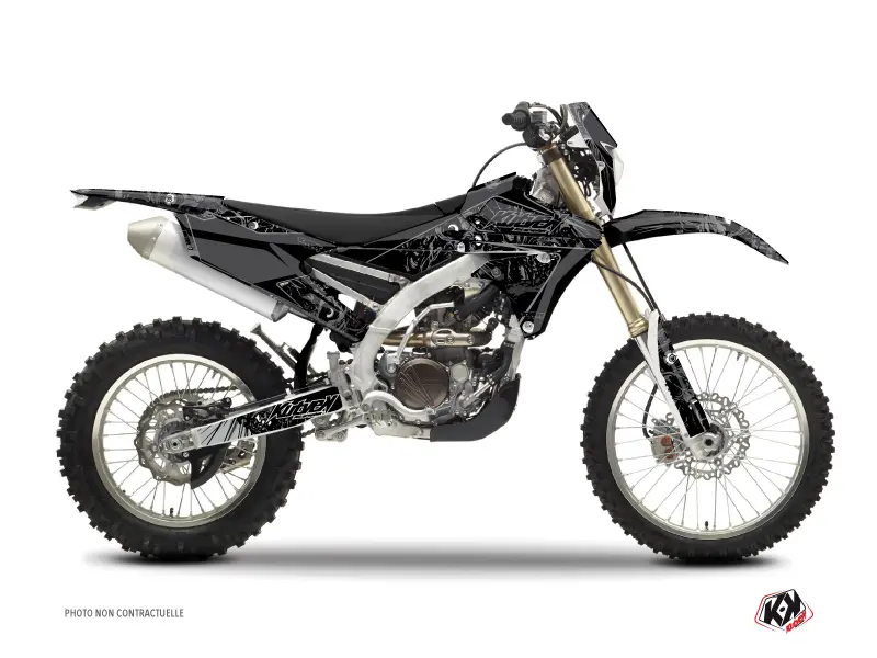 Kit plastiques Kutvek Zombies Dark Yamaha 450 WRF noir