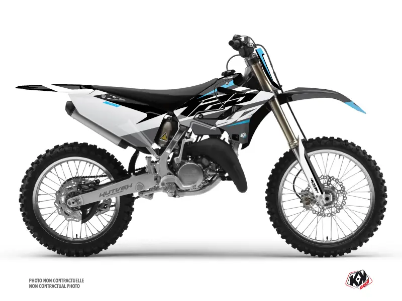 Kit décoration motocross Kutvek Yamaha 125 YZ gris