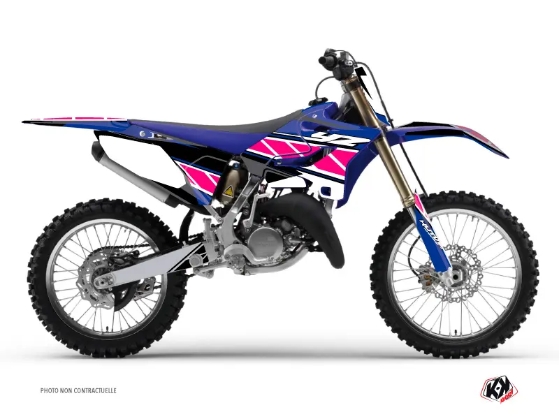 طقم ديكور دراجة ياماها 250 YZ كروس نسخة طبق الأصل وردي KUTVEK