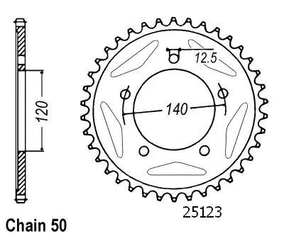 Sifam 스프로킷 GSX 1400 2002-2006 530 41T JTR1797