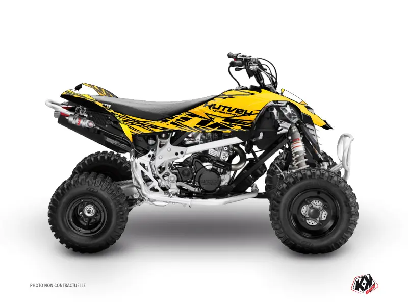 Can-Am DS 650 Quad Eraser 데코 키트 (2001-2006) KUTVEK - 노란색