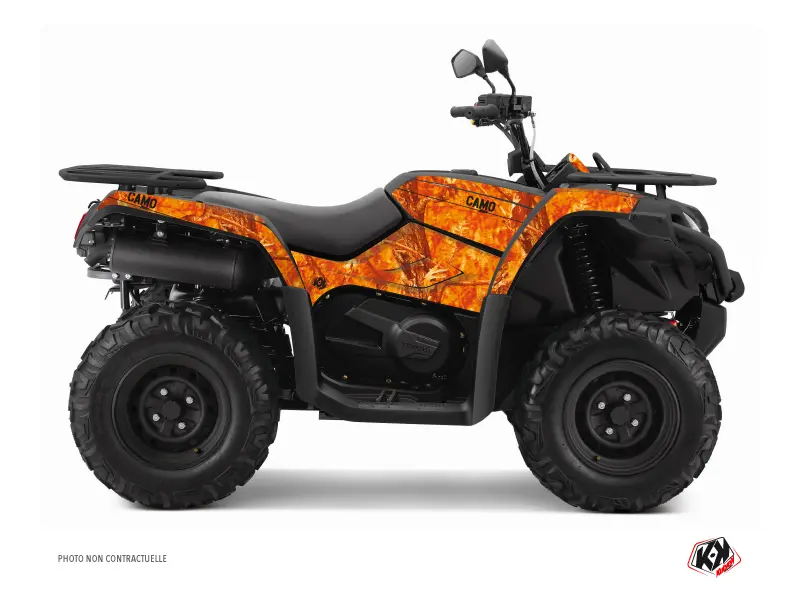 Kit Déco Quad Camo CF MOTO CFORCE 520 S Orange KUTVEK (2016-2023)