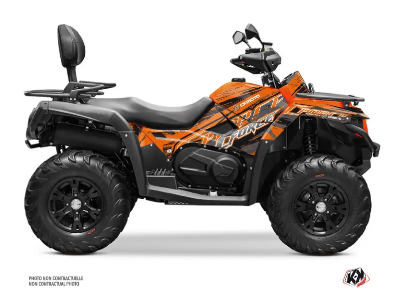 쿼드 데코 키트 Brush KUTVEK CF MOTO CFORCE 600 오렌지 (2019-2023)
