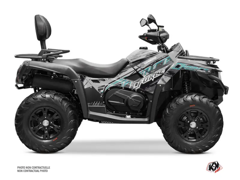 Kit Dekorasi Quad Brush CF MOTO CFORCE 600 Abu-abu (2019-2023)