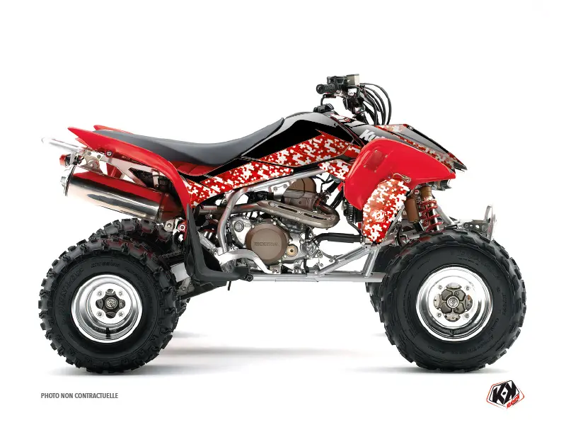 Honda EX 400 Quad Predator ریڈ ڈیکل کٹ (1995-2004) KUTVEK