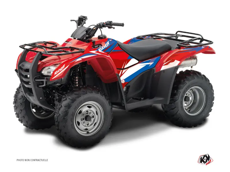 KUTVEK ステージ ホンダ ランカー 420 ブルー レッド クワッド デコキット (2016-2023)