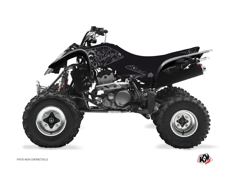 Kit Déco Quad Zombies Dark Kawasaki 400 KFX Noir (2004-2006) KUTVEK