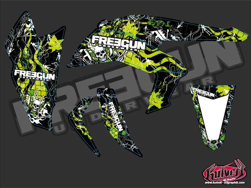 Kit Déco Quad Freegun Kawasaki KFX 450 (2007-2017) — góc nhìn thứ 2