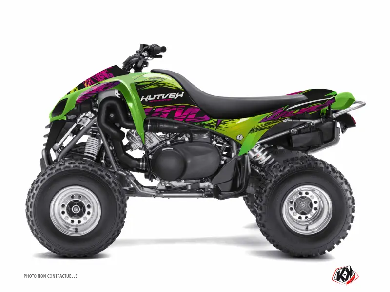 쿼드 데코 키트 Eraser Kawasaki 700 KFX 그린 (2007-2014)