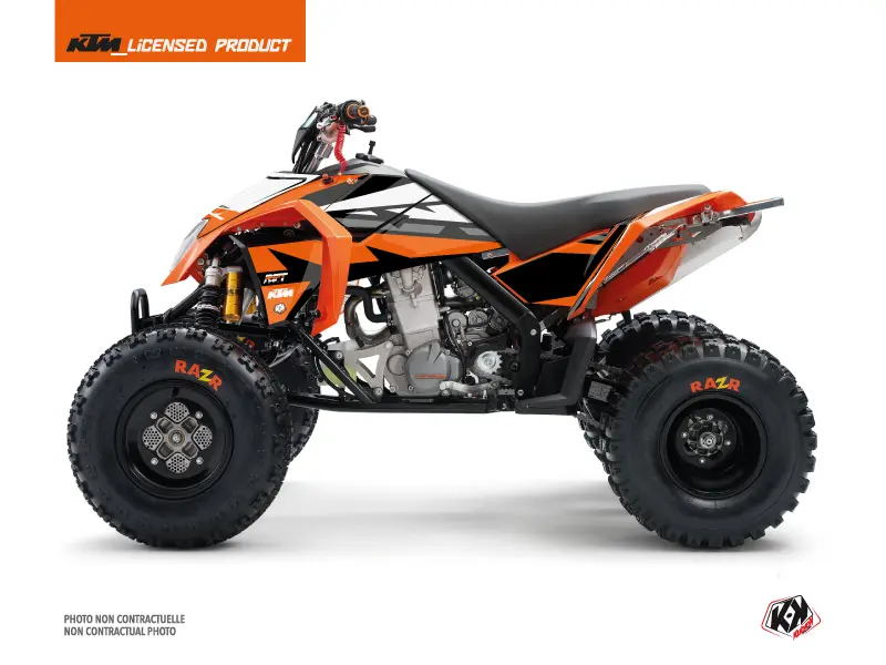 Σετ Διακόσμησης Quad Rift KTM 450-525 SX Πορτοκαλί Μαύρο (2009-2013)
