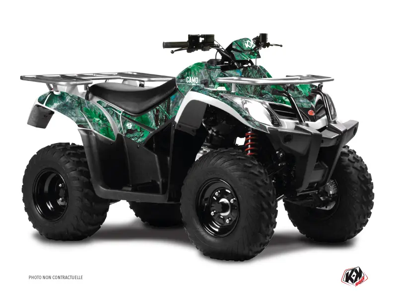 Dekorsatz Quad Camo Kymco 300 MXU Grün (2019-2023)