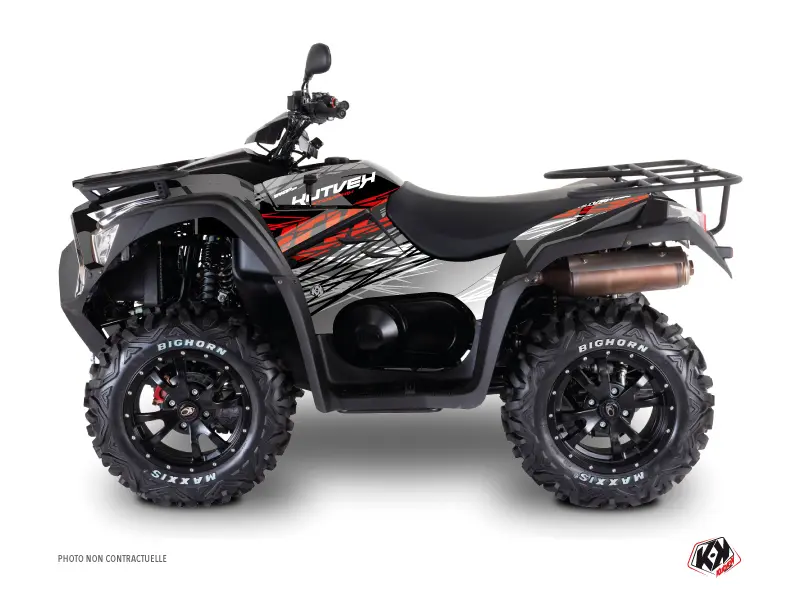 Eraser Kymco 700 MXU 그레이 쿼드 데코 키트 (2014-2017)