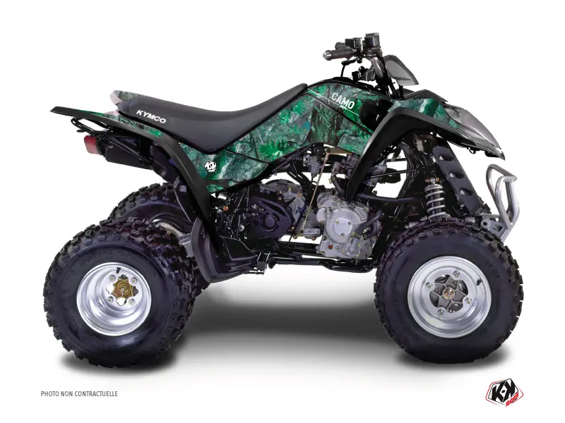 KUTVEK Camo dekorationssæt til Kymco 90 MAXXER Quad Grøn (2014-2017)