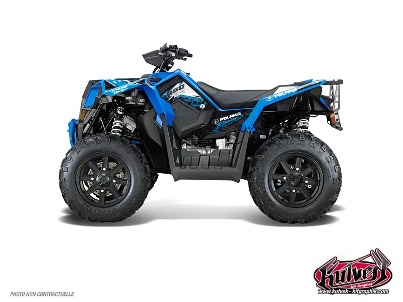 KUTVEK Quad Polaris Scrambler 850-1000 XP Blå Dekorsæt (2015-2019)