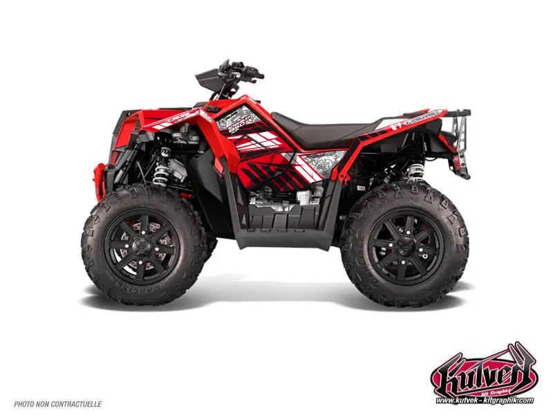 Quad Spirit Polaris Scrambler 850-1000 XP Red FULL Decal Kit (2015-2019)