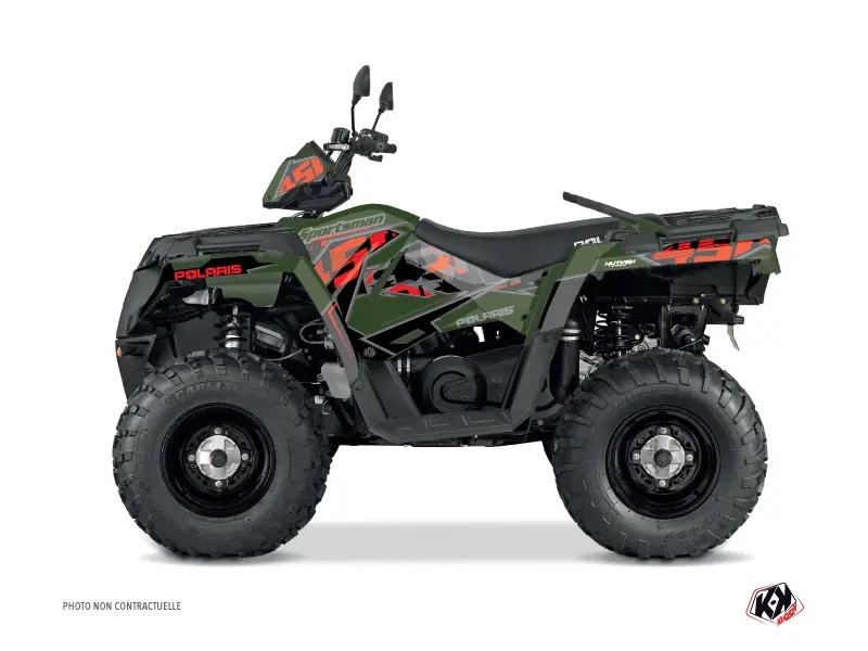 Kit Déco Quad Visor Polaris 450 Sportsman Vert (2018-2020)