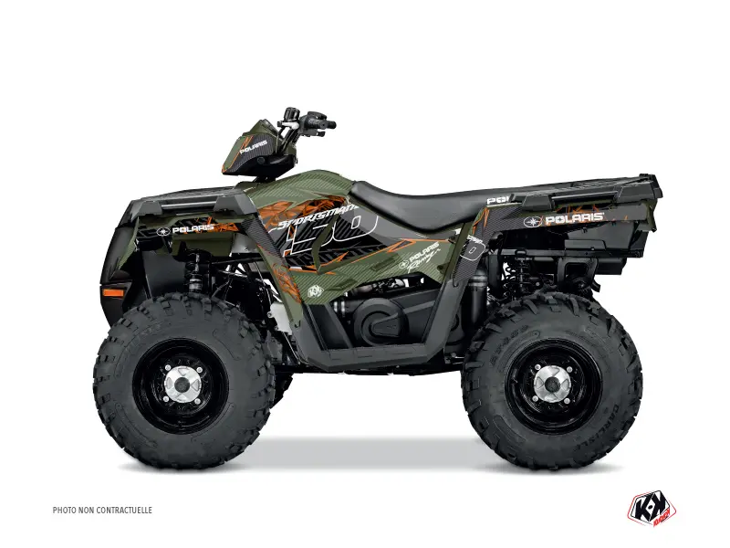 Dekorationssæt Quad Polaris 450 Sportsman Grøn 2018-2020 Kutvek