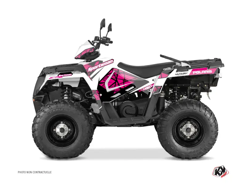 Kit Déco Quad Spin Polaris 450 Sportsman Rose (2021-2023) KUTVEK