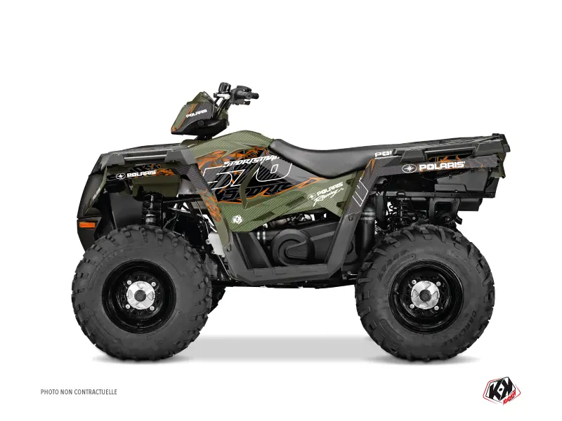 Kit Déco Quad Polaris 570 Sportsman Touring Vert 2014-2017 KUTVEK