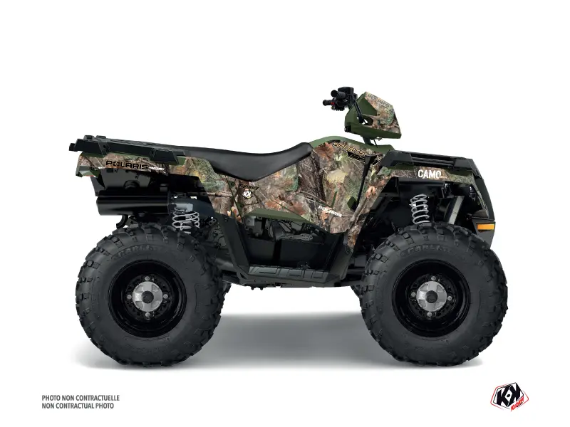 Kutvek Polaris 570 Sportsman Touring 카모 데칼 키트 (2014-2017)