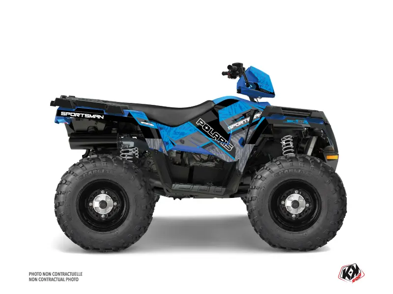 Quad Graphics Kit Kutvek Polaris 570 Sportsman Touring Blue (2018-2023)