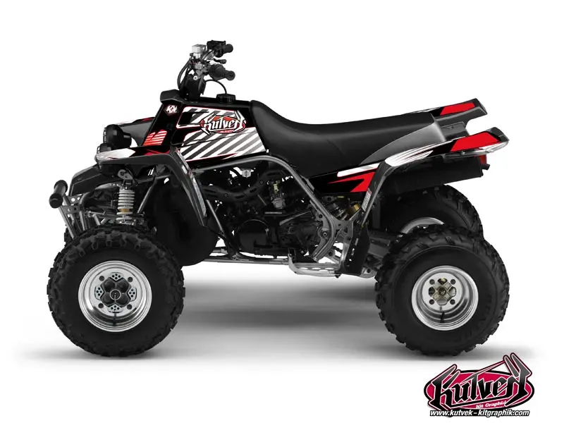 KUTVEK Yamaha Banshee Kırmızı Quad Factory Dekorasyon Takımı (1987-2023)
