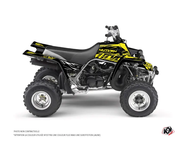 Sada plastů Eraser Fluo Yamaha Banshee žlutá 1987-2023 KUTVEK