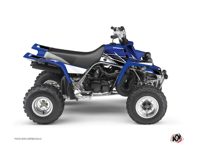 Sada dekoračních fólií Quad Stripe Yamaha Banshee modrá KUTVEK (1987-2023)
