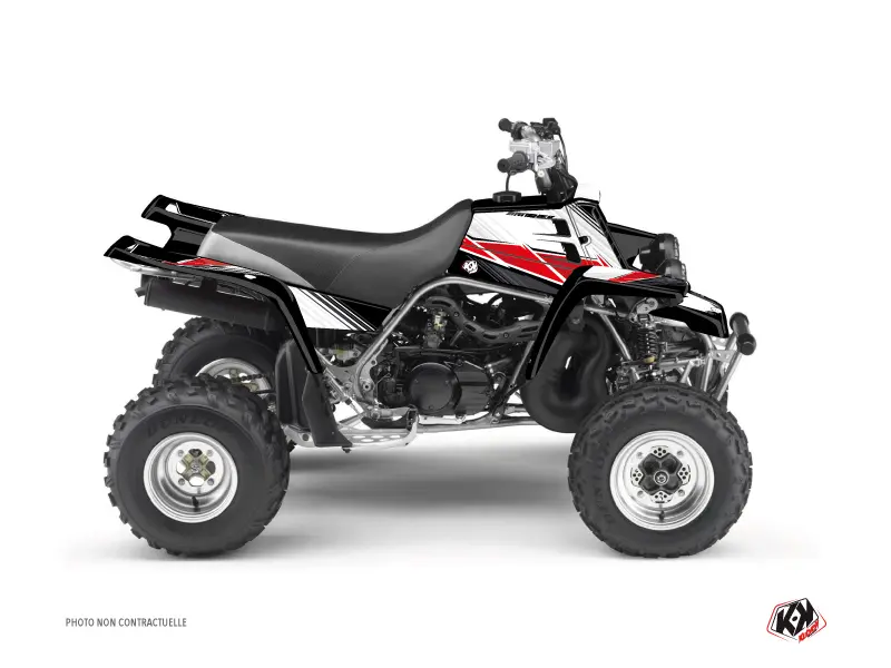 Sada dekorací Quad Stripe Yamaha Banshee Červená 1987-2023 KUTVEK