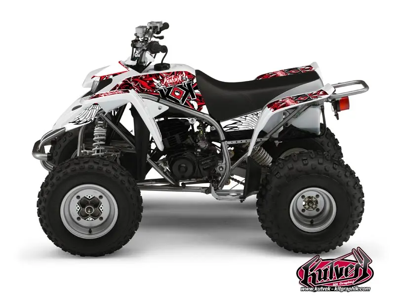Quad Demon Decal Kit Yamaha Blaster red KUTVEK (1988-2002)