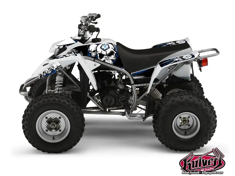 Dekorační sada Quad Trash Yamaha Blaster Černá Modrá (2003-2007) KUTVEK