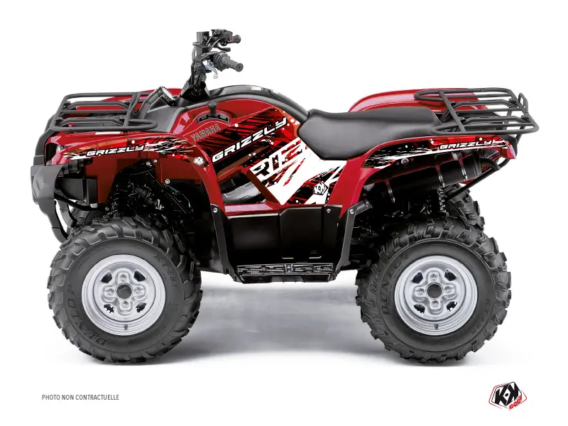 Kit Déco Quad Wild Yamaha 300 Grizzly Rouge (2011-2014)