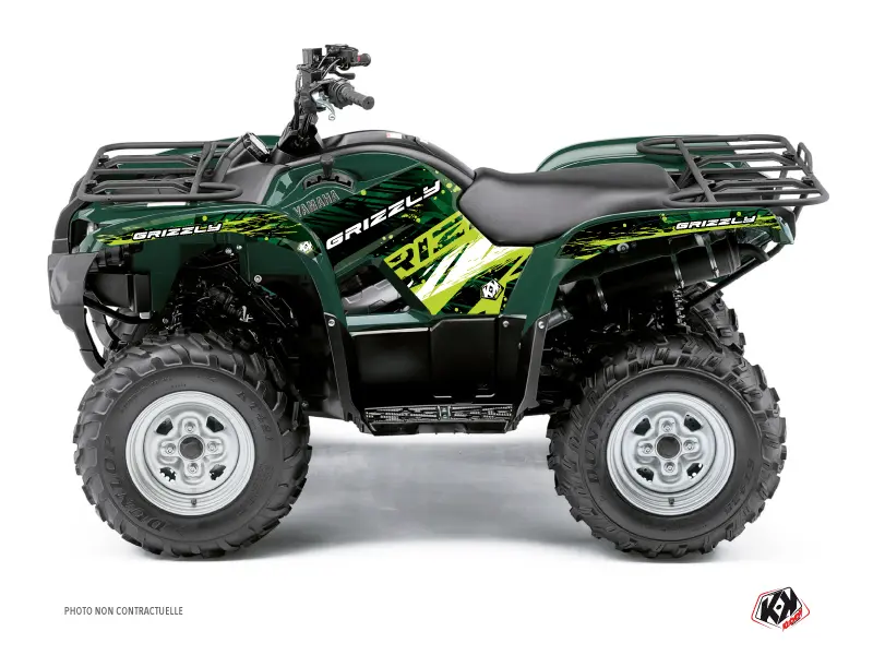 Dekorsatz Quad Wild Yamaha 350 Grizzly Grün (2006-2018) KUTVEK
