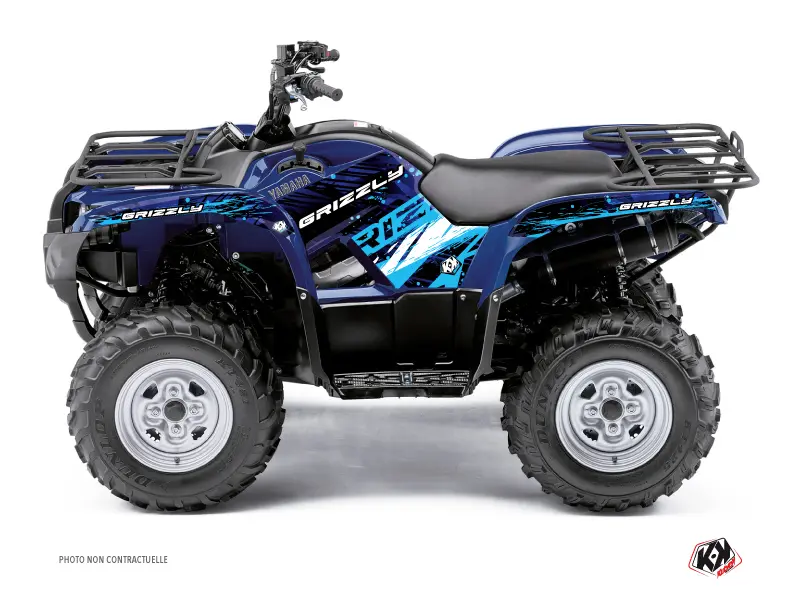 Kit Déco Quad Wild Yamaha 550-700 Grizzly Bleu (2008-2015) KUTVEK