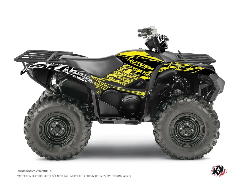 Dekorsatz Quad Eraser Fluo Yamaha 700-708 Grizzly Gelb (2016-2021) KUTVEK