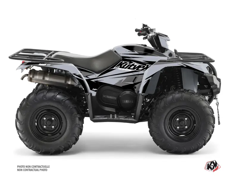 KUTVEK Yamaha 450 Kodiak Grey (2003-2017) 쿼드 스테이지 데코 키트