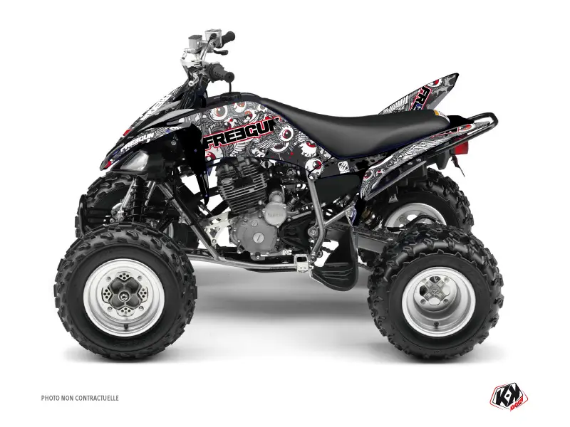 KUTVEK Yamaha 250 Raptor রেড ফ্রিগান আইড কোয়াড ডেকোরেশন কিট (2008-2014)
