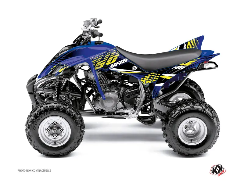 Dekorsatz Quad Flow Yamaha 350 Raptor Gelb (2005-2015)