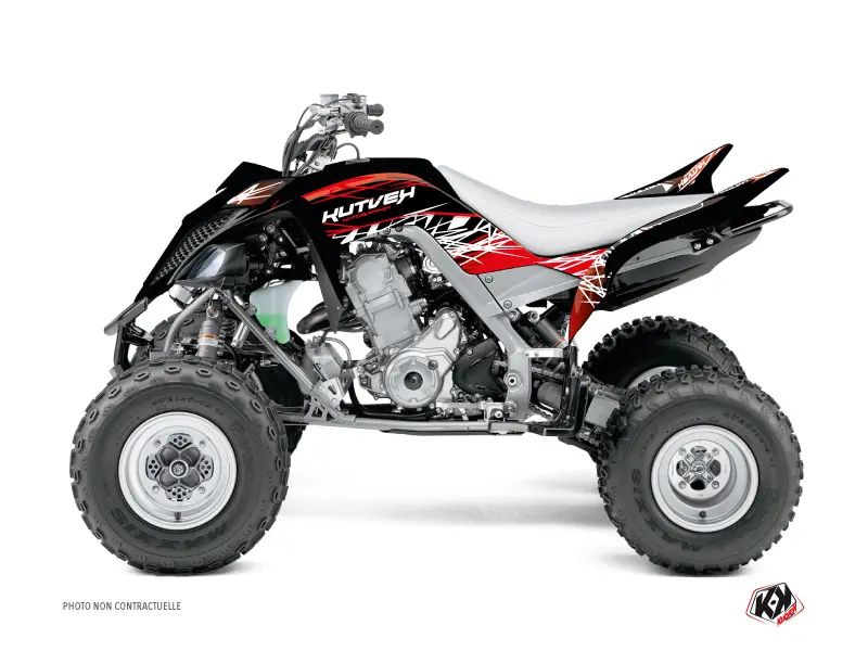 কিট ডেকো Quad Eraser Yamaha 700 Raptor লাল সাদা 2006-2012