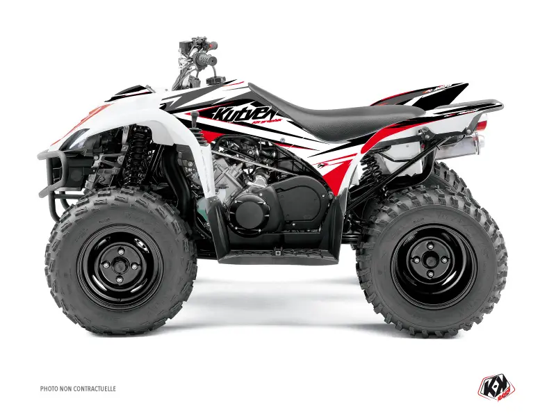 Dekorationssæt Quad Yamaha Wolverine 350-450 Sort Rød (2006-2009)