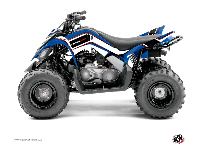 طقم ديكور Quad Corporate Yamaha 90 Raptor أزرق (2009-2023) KUTVEK