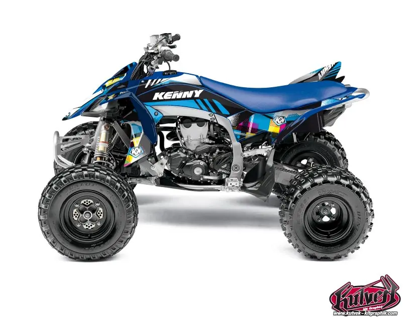 KUTVEK 케니 야마하 450 YFZ R 쿼드 데코 키트 블루 (2009-2013)