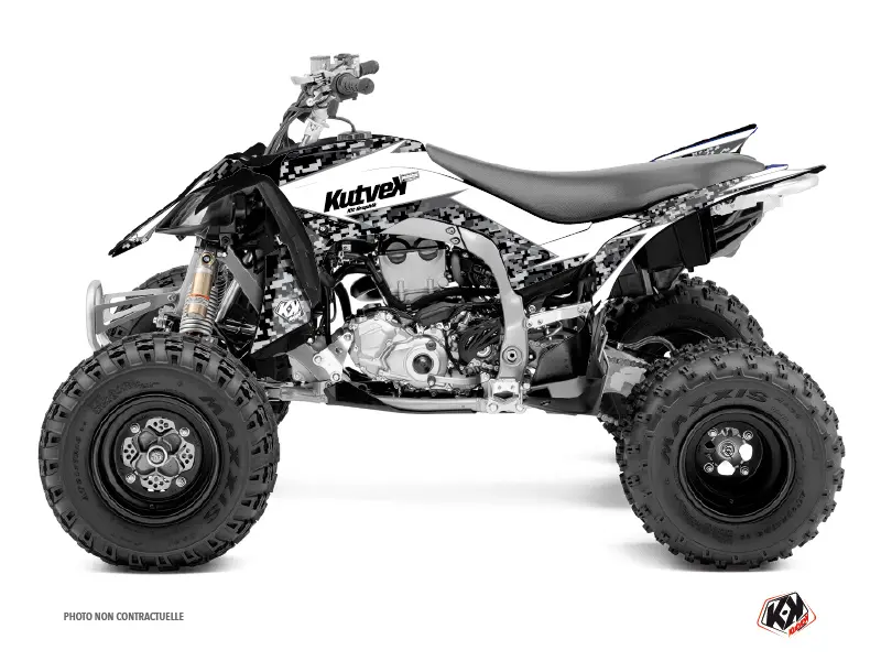 Kit Déco Quad Predator Yamaha 450 YFZ R Blanc (2009-2013)