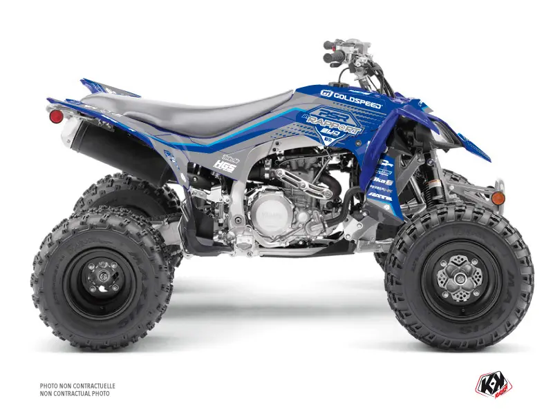 KUTVEK Replica By Rapport K20 Yamaha 450 YFZ R 블루 그레이 쿼드 데코 키트 (2009-2013)