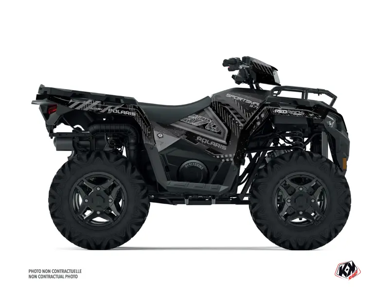 Redrock Polaris 570 Sportsman Siyah Quad Dekorasyon Kit (2021-2023) KUTVEK