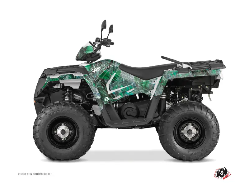 데코 키트 카모 Quad Polaris 570 Sportsman 포레스트 그린 (2021-2023) KUTVEK